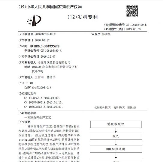 白开水怎么申请发明才能授权？_知识产权零距离网（IP0.cn）