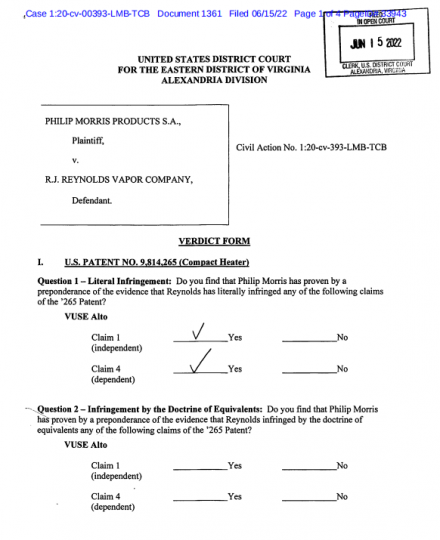 隔山观虎：IQOS反胜一局，VUSE专利侵权判赔千万美元_知识产权零距离网（IP0.cn）
